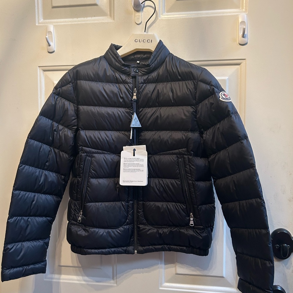 Moncler Kids Black Down Puffer Jacket